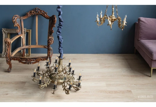 Кварцвиниловая плитка VINILAM Glue Luxury 33555 Дуб Сарагоса Glue